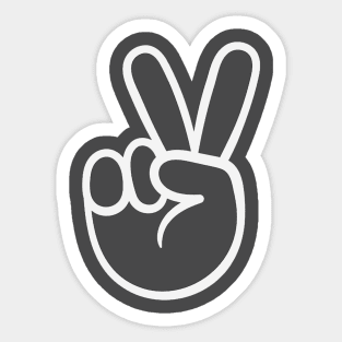 Peace Hand Signal Sticker